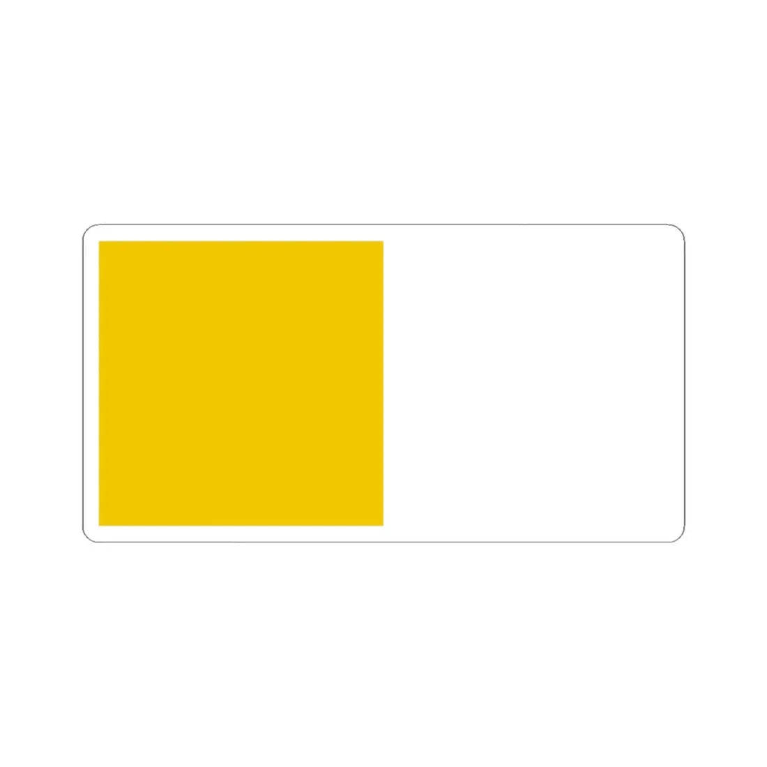 Flag of county Antrim (Ireland) STICKER Vinyl Kiss-Cut Decal 6 Inch White - The Sticker Space