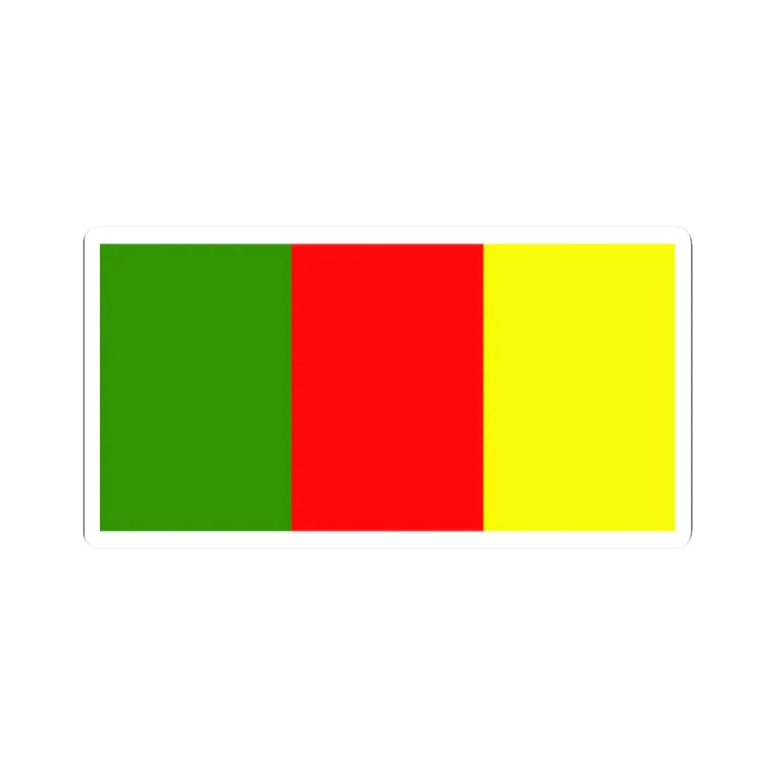 Flag of county Carlow (Ireland) STICKER Vinyl Kiss-Cut Decal 2 Inch White - The Sticker Space