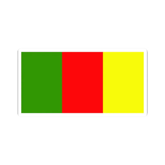 Flag of county Carlow (Ireland) STICKER Vinyl Kiss-Cut Decal 2 Inch White - The Sticker Space