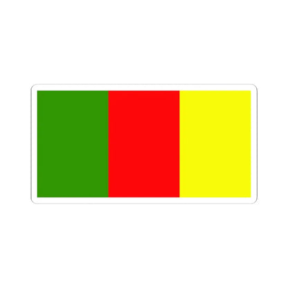 Flag of county Carlow (Ireland) STICKER Vinyl Kiss-Cut Decal 3 Inch White - The Sticker Space