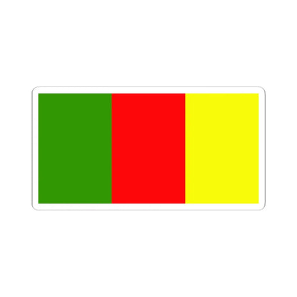 Flag of county Carlow (Ireland) STICKER Vinyl Kiss-Cut Decal 4 Inch White - The Sticker Space
