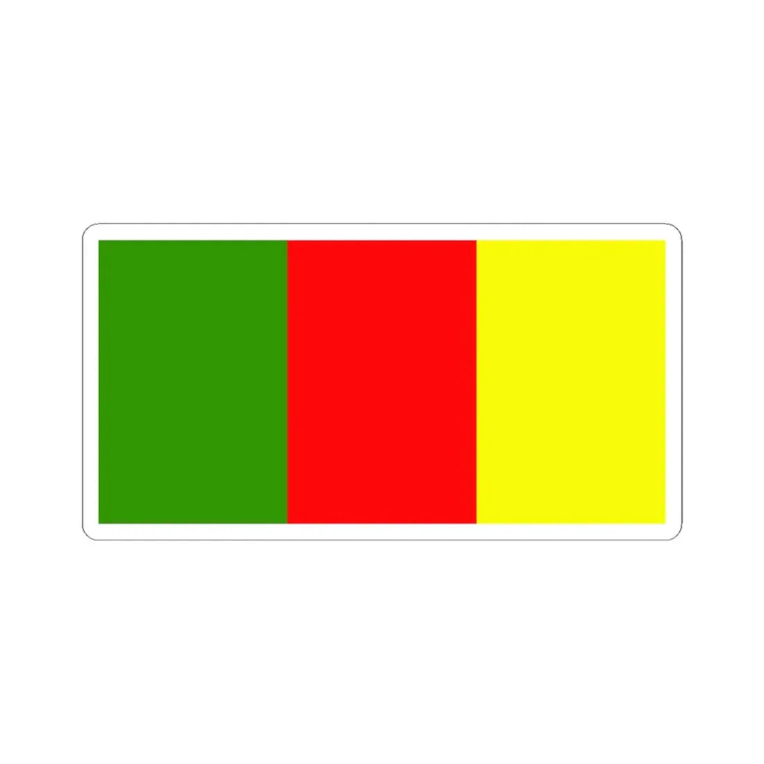 Flag of county Carlow (Ireland) STICKER Vinyl Kiss-Cut Decal 6 Inch White - The Sticker Space