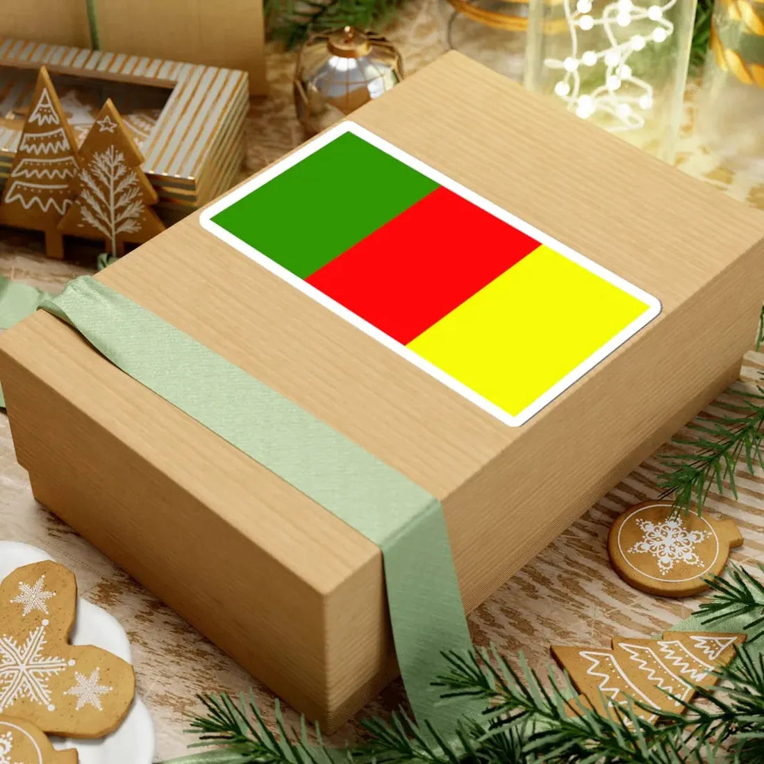 Flag of county Carlow (Ireland) STICKER Vinyl Kiss-Cut Decal - The Sticker Space