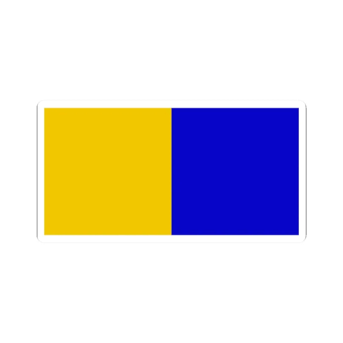 Flag of county Clare (Ireland) STICKER Vinyl Kiss-Cut Decal 2 Inch White - The Sticker Space