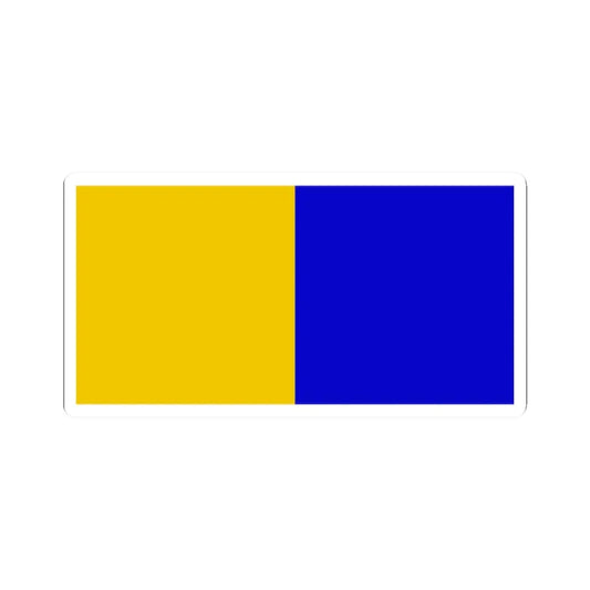 Flag of county Clare (Ireland) STICKER Vinyl Kiss-Cut Decal 2 Inch White - The Sticker Space