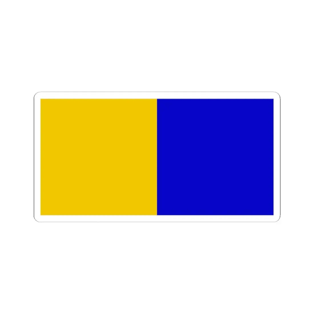 Flag of county Clare (Ireland) STICKER Vinyl Kiss-Cut Decal 3 Inch White - The Sticker Space