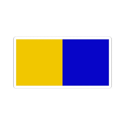 Flag of county Clare (Ireland) STICKER Vinyl Kiss-Cut Decal 3 Inch White - The Sticker Space