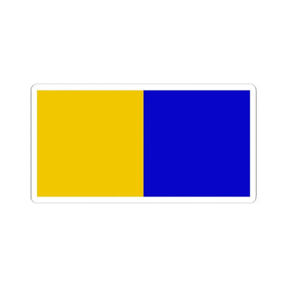 Flag of county Clare (Ireland) STICKER Vinyl Kiss-Cut Decal 4 Inch White - The Sticker Space