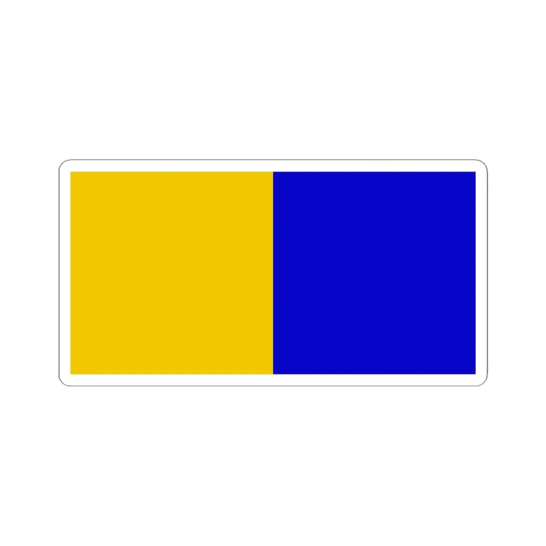 Flag of county Clare (Ireland) STICKER Vinyl Kiss-Cut Decal 6 Inch White - The Sticker Space