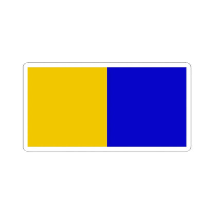 Flag of county Clare (Ireland) STICKER Vinyl Kiss-Cut Decal 6 Inch White - The Sticker Space