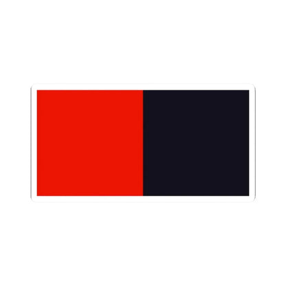 Flag of county Down (Ireland) STICKER Vinyl Kiss-Cut Decal 2 Inch White - The Sticker Space