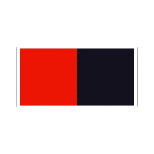 Flag of county Down (Ireland) STICKER Vinyl Kiss-Cut Decal 2 Inch White - The Sticker Space