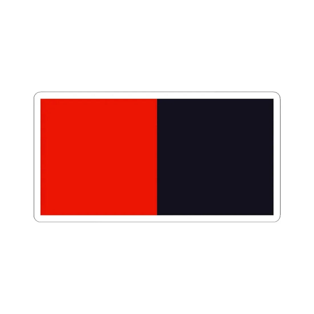 Flag of county Down (Ireland) STICKER Vinyl Kiss-Cut Decal 6 Inch White - The Sticker Space