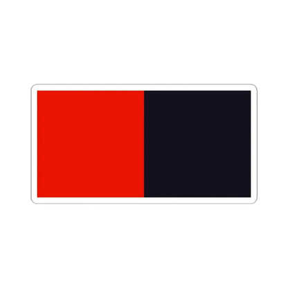 Flag of county Down (Ireland) STICKER Vinyl Kiss-Cut Decal 6 Inch White - The Sticker Space