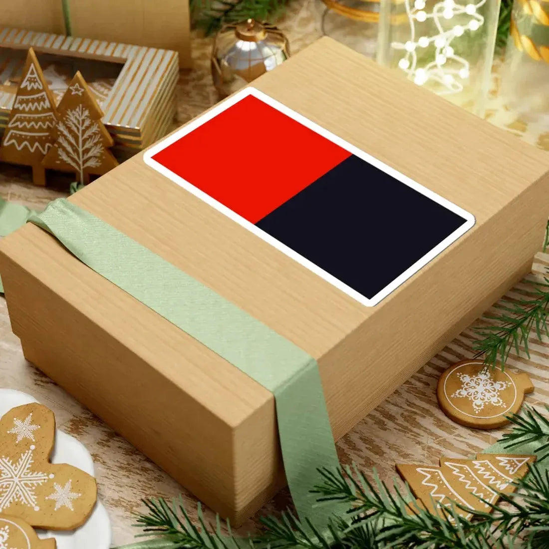 Flag of county Down (Ireland) STICKER Vinyl Kiss-Cut Decal - The Sticker Space