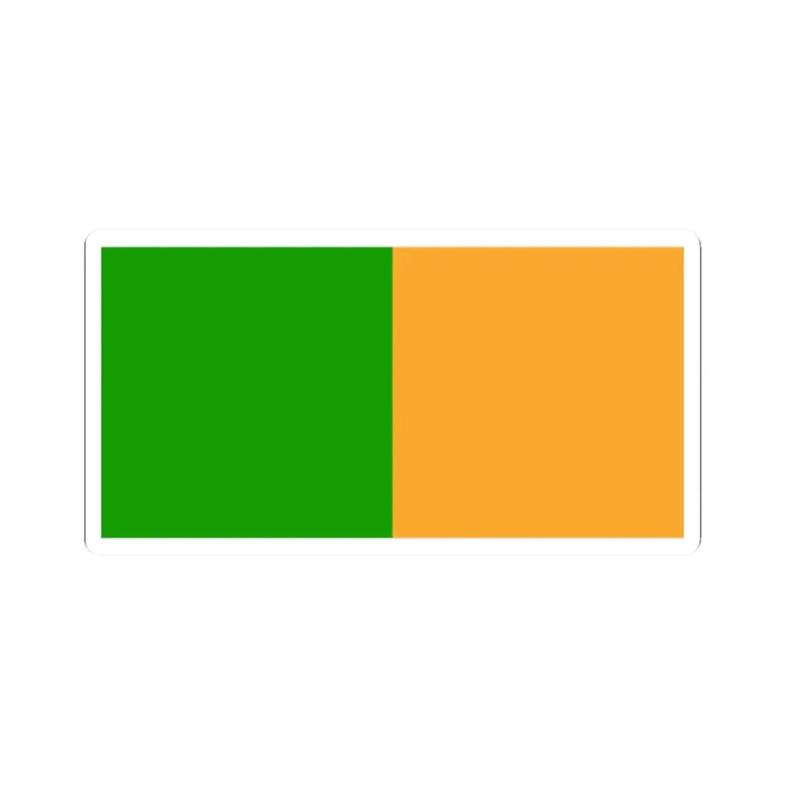 Flag of county Kerry (Ireland) STICKER Vinyl Kiss-Cut Decal 2 Inch White - The Sticker Space