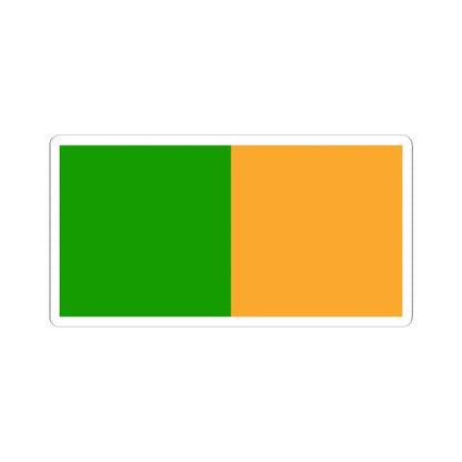 Flag of county Kerry (Ireland) STICKER Vinyl Kiss-Cut Decal 4 Inch White - The Sticker Space