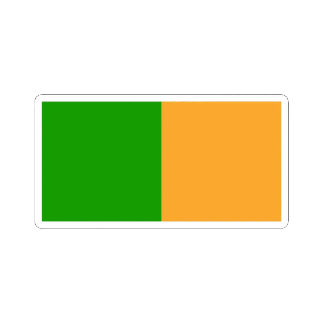 Flag of county Kerry (Ireland) STICKER Vinyl Kiss-Cut Decal 6 Inch White - The Sticker Space