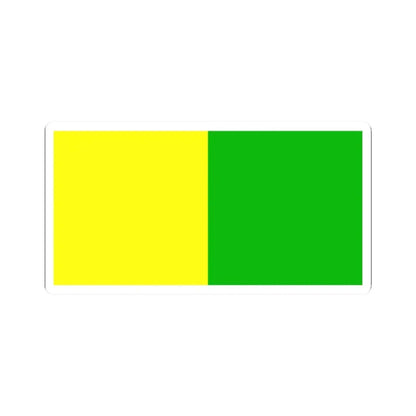 Flag of county Leitrim (Ireland) STICKER Vinyl Kiss-Cut Decal 2 Inch White - The Sticker Space