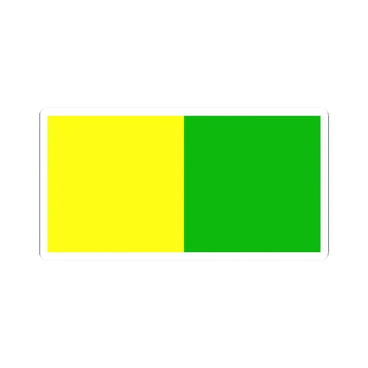 Flag of county Leitrim (Ireland) STICKER Vinyl Kiss-Cut Decal 2 Inch White - The Sticker Space