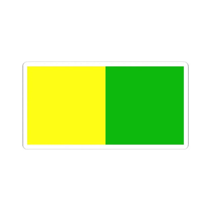 Flag of county Leitrim (Ireland) STICKER Vinyl Kiss-Cut Decal 3 Inch White - The Sticker Space