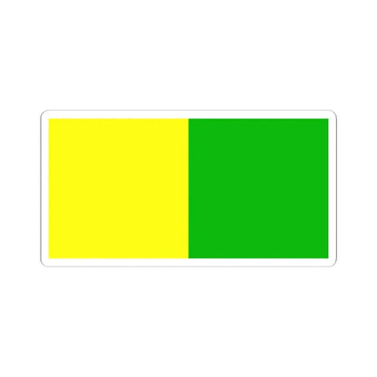 Flag of county Leitrim (Ireland) STICKER Vinyl Kiss-Cut Decal 4 Inch White - The Sticker Space