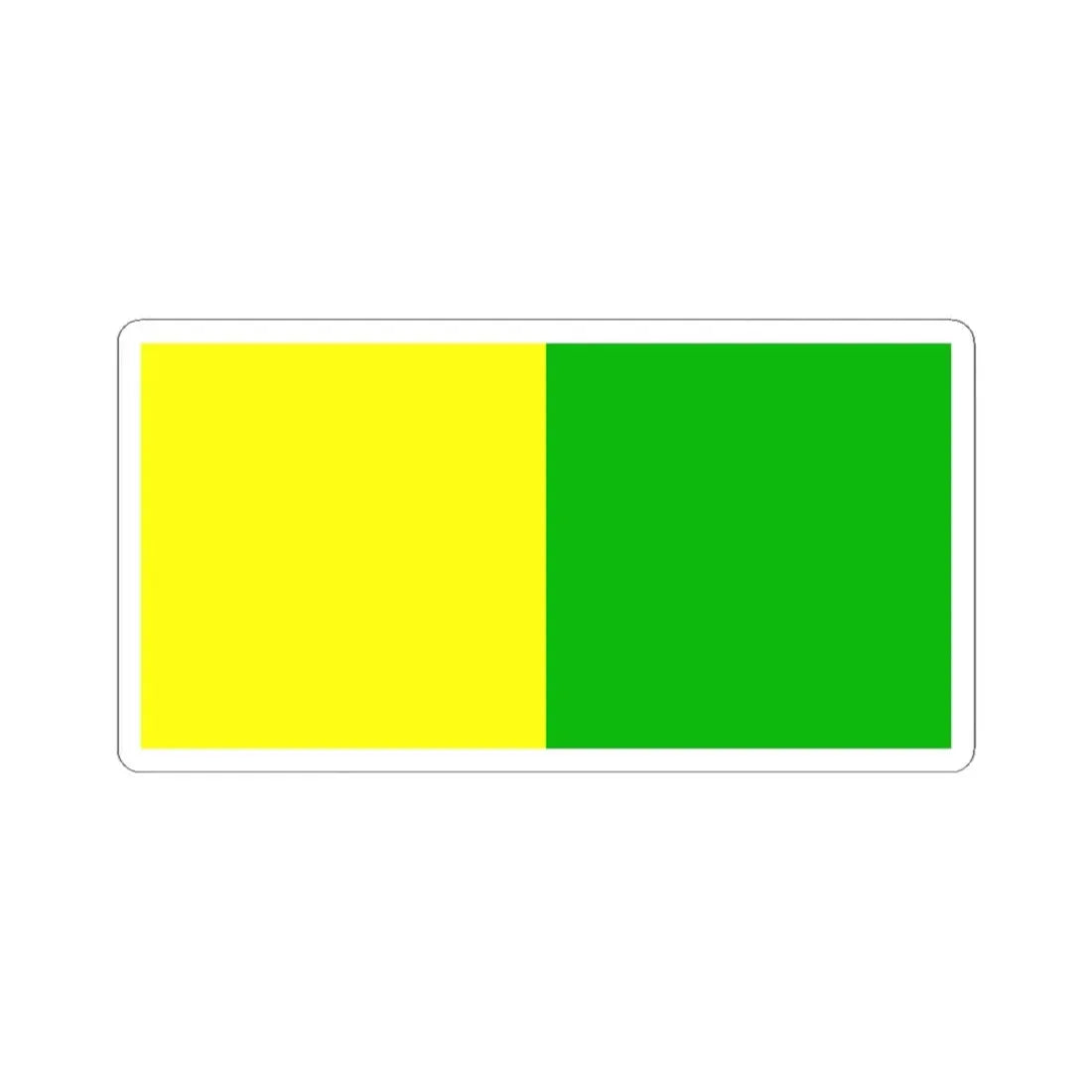 Flag of county Leitrim (Ireland) STICKER Vinyl Kiss-Cut Decal 6 Inch White - The Sticker Space