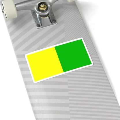 Flag of county Leitrim (Ireland) STICKER Vinyl Kiss-Cut Decal - The Sticker Space