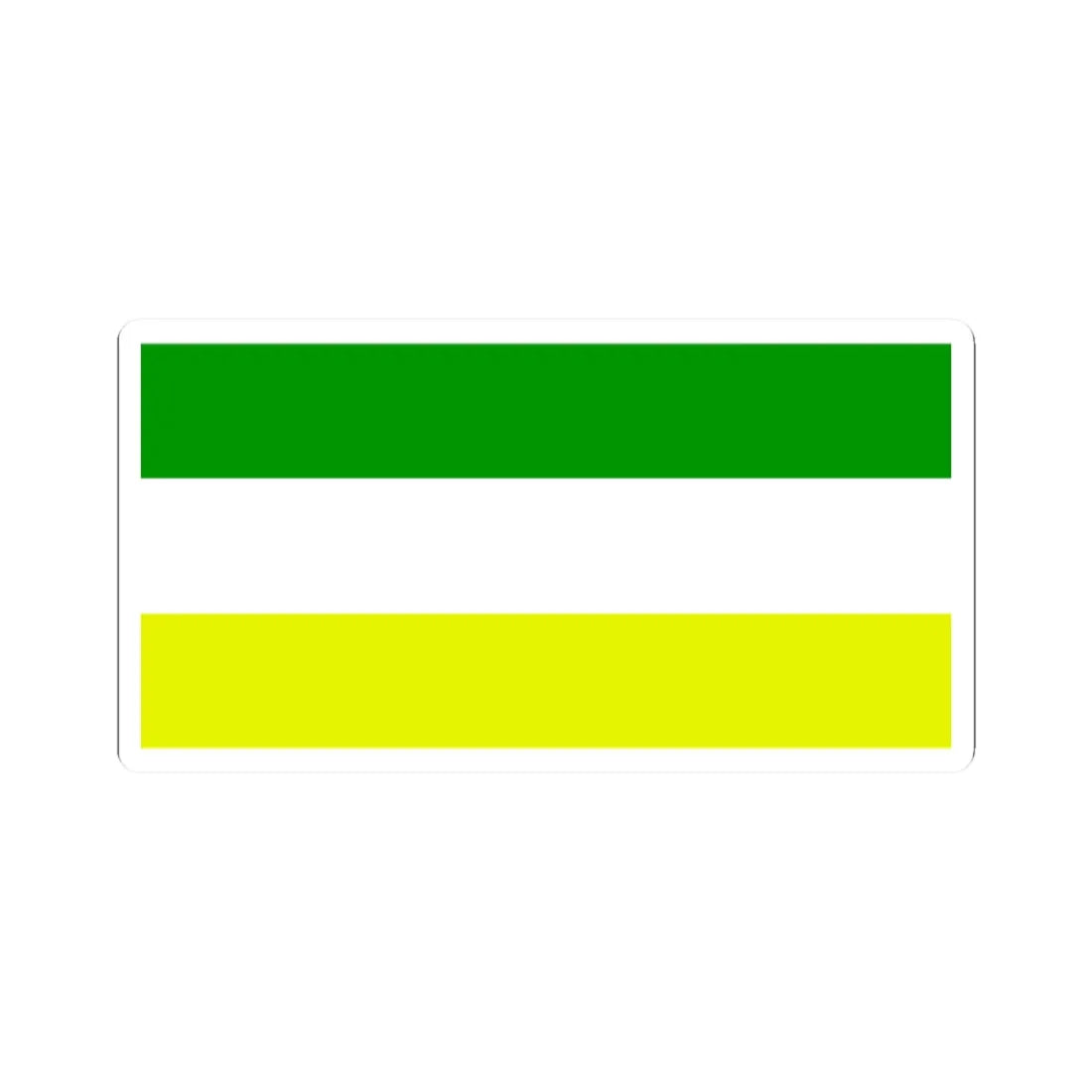 Flag of county Offaly - alternative (Ireland) STICKER Vinyl Kiss-Cut Decal 2 Inch White - The Sticker Space