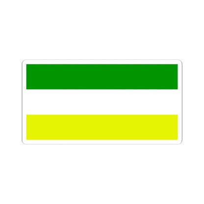 Flag of county Offaly - alternative (Ireland) STICKER Vinyl Kiss-Cut Decal 3 Inch White - The Sticker Space