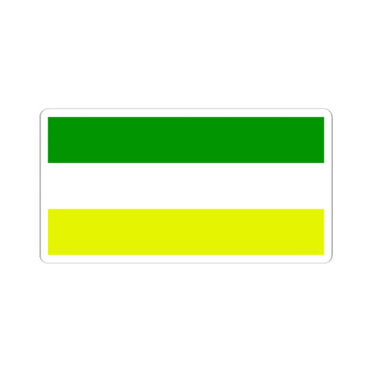 Flag of county Offaly - alternative (Ireland) STICKER Vinyl Kiss-Cut Decal 4 Inch White - The Sticker Space