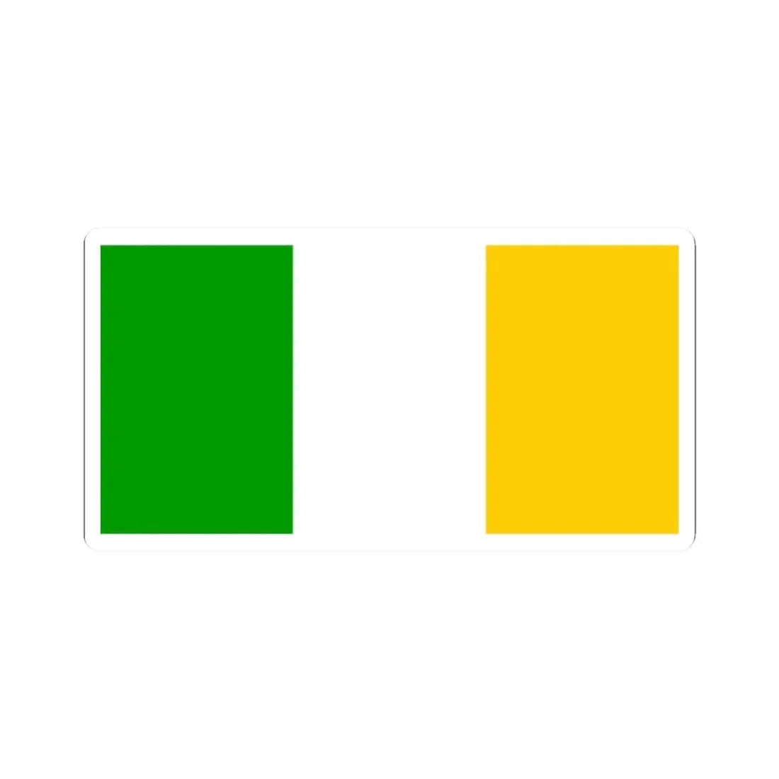 Flag of county Offaly (Ireland) STICKER Vinyl Kiss-Cut Decal 2 Inch White - The Sticker Space