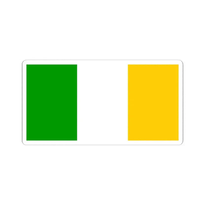 Flag of county Offaly (Ireland) STICKER Vinyl Kiss-Cut Decal 4 Inch White - The Sticker Space