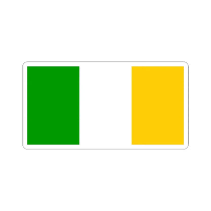Flag of county Offaly (Ireland) STICKER Vinyl Kiss-Cut Decal 6 Inch White - The Sticker Space