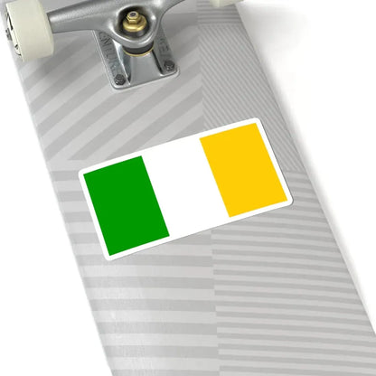 Flag of county Offaly (Ireland) STICKER Vinyl Kiss-Cut Decal - The Sticker Space