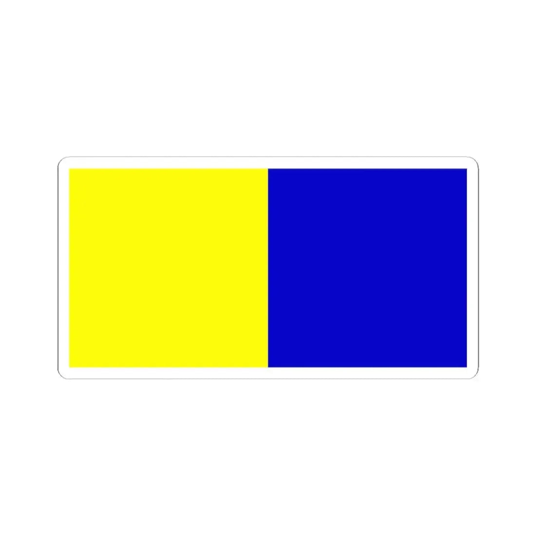 Flag of county Roscommon (Ireland) STICKER Vinyl Kiss-Cut Decal 3 Inch White - The Sticker Space