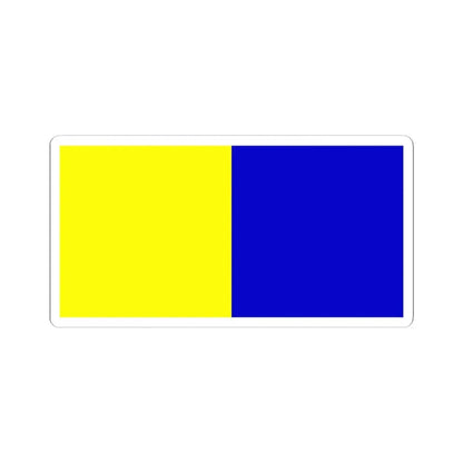 Flag of county Roscommon (Ireland) STICKER Vinyl Kiss-Cut Decal 3 Inch White - The Sticker Space