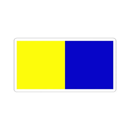 Flag of county Roscommon (Ireland) STICKER Vinyl Kiss-Cut Decal 6 Inch White - The Sticker Space