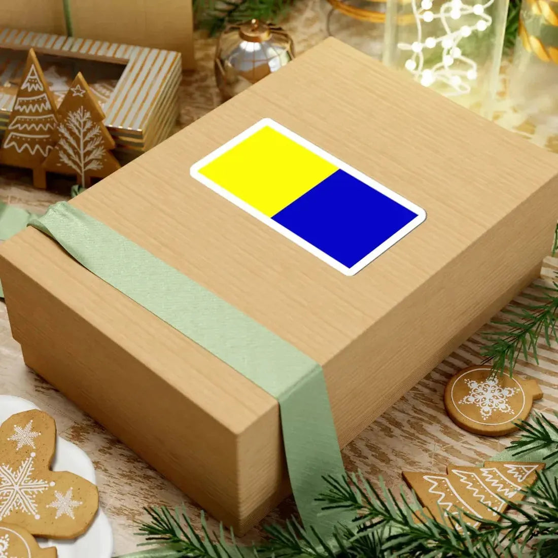 Flag of county Roscommon (Ireland) STICKER Vinyl Kiss-Cut Decal - The Sticker Space