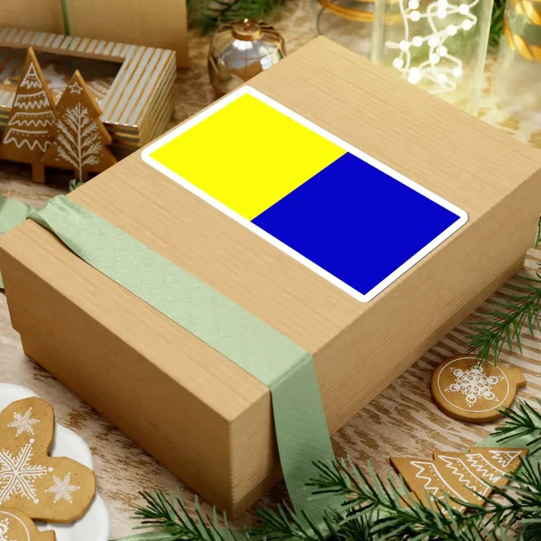 Flag of county Roscommon (Ireland) STICKER Vinyl Kiss-Cut Decal - The Sticker Space