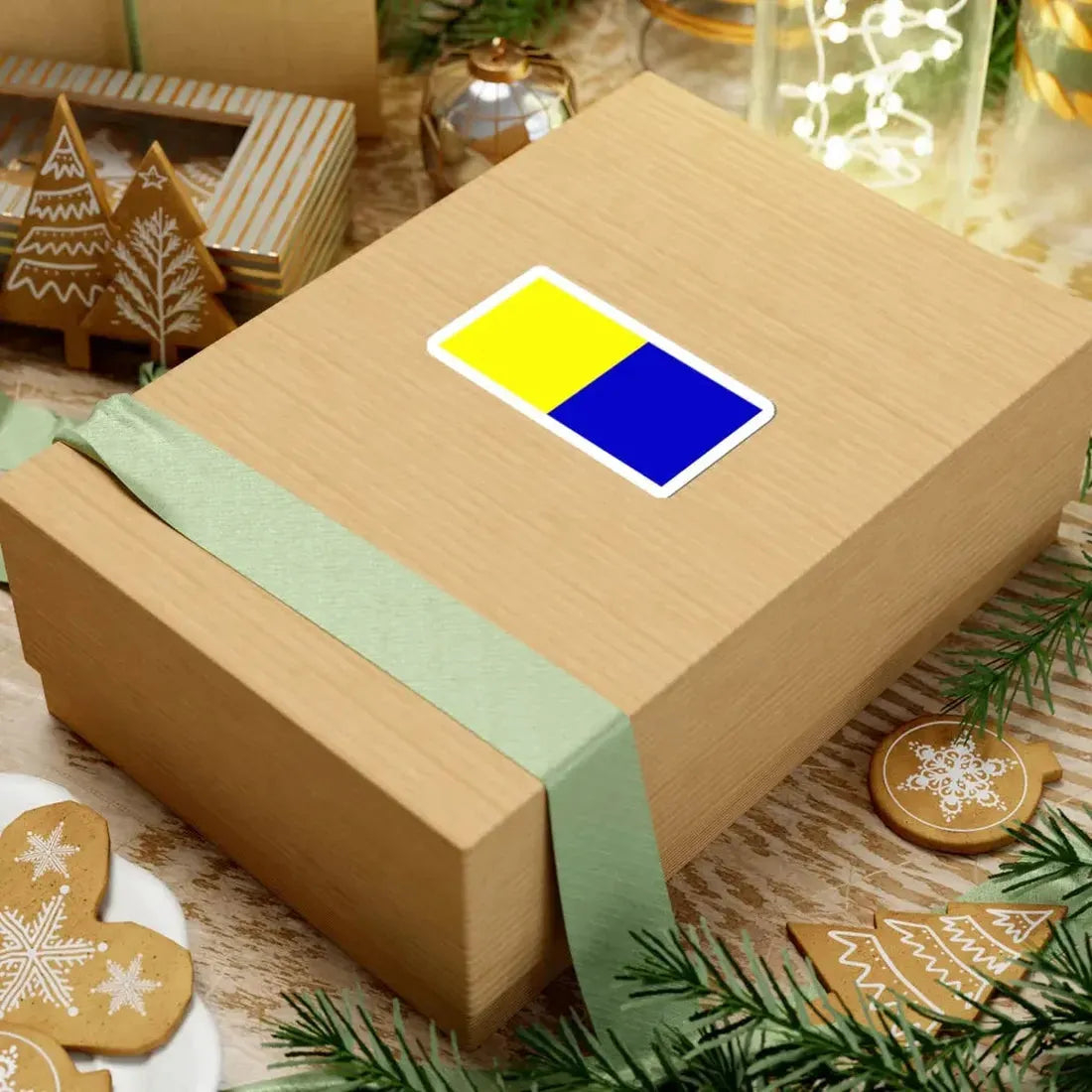 Flag of county Roscommon (Ireland) STICKER Vinyl Kiss-Cut Decal - The Sticker Space