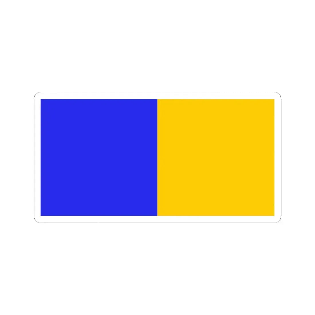 Flag of county Tipperary (Ireland) STICKER Vinyl Kiss-Cut Decal 3 Inch White - The Sticker Space