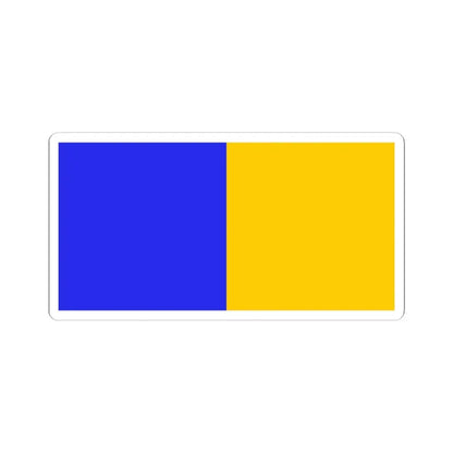 Flag of county Tipperary (Ireland) STICKER Vinyl Kiss-Cut Decal 3 Inch White - The Sticker Space