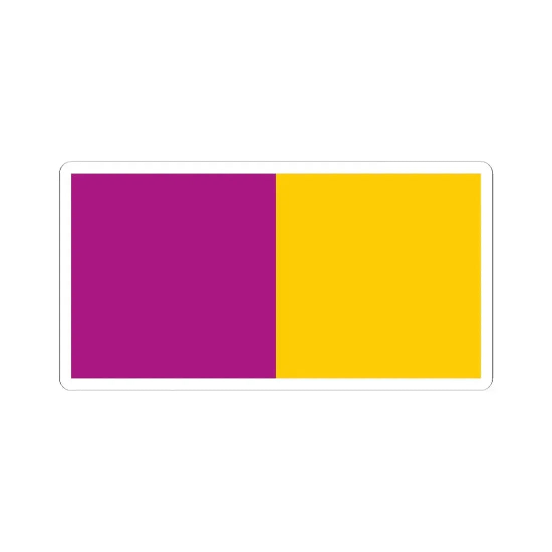 Flag of county Wexford (Ireland) STICKER Vinyl Kiss-Cut Decal 3 Inch White - The Sticker Space