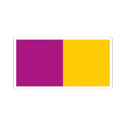 Flag of county Wexford (Ireland) STICKER Vinyl Kiss-Cut Decal 3 Inch White - The Sticker Space