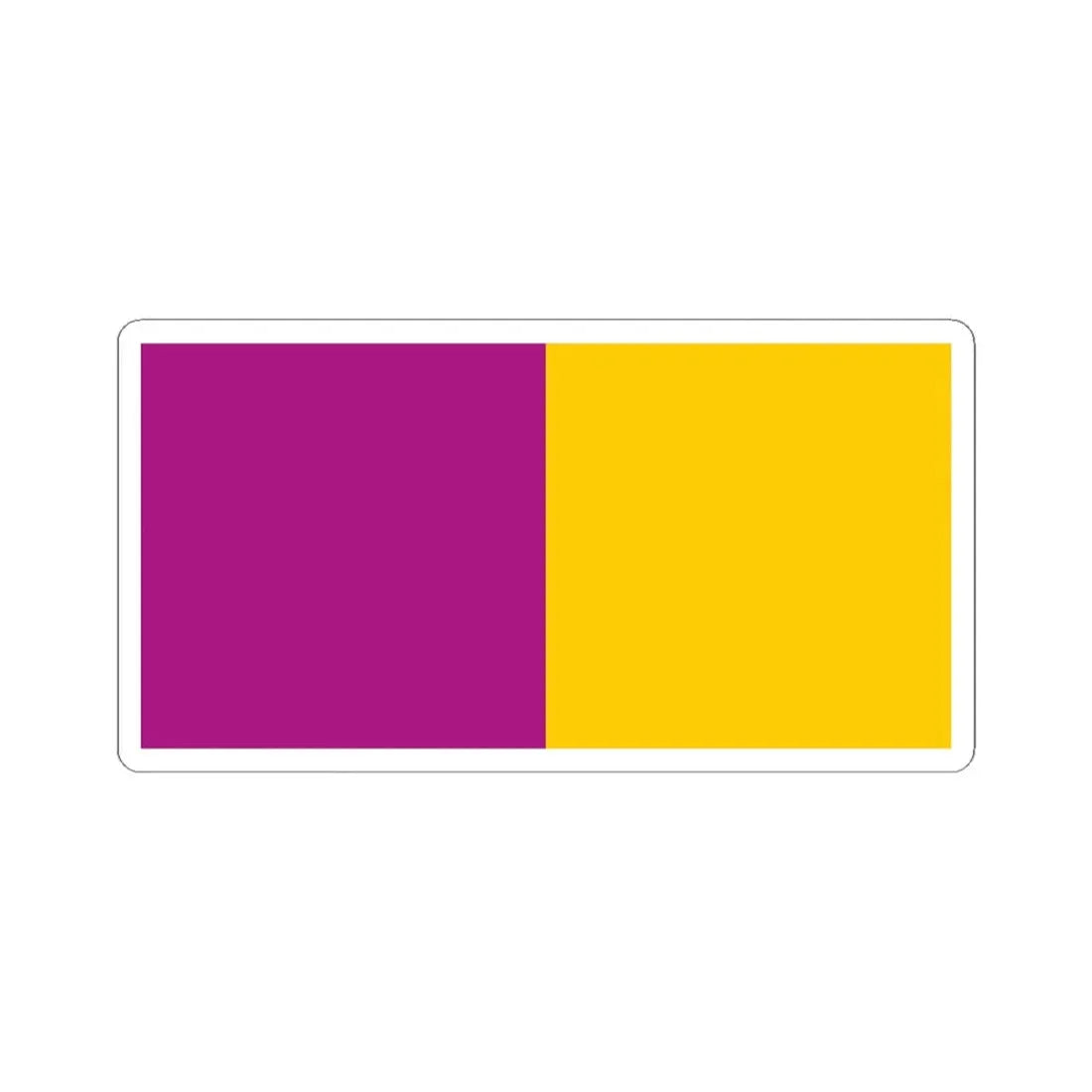 Flag of county Wexford (Ireland) STICKER Vinyl Kiss-Cut Decal 6 Inch White - The Sticker Space