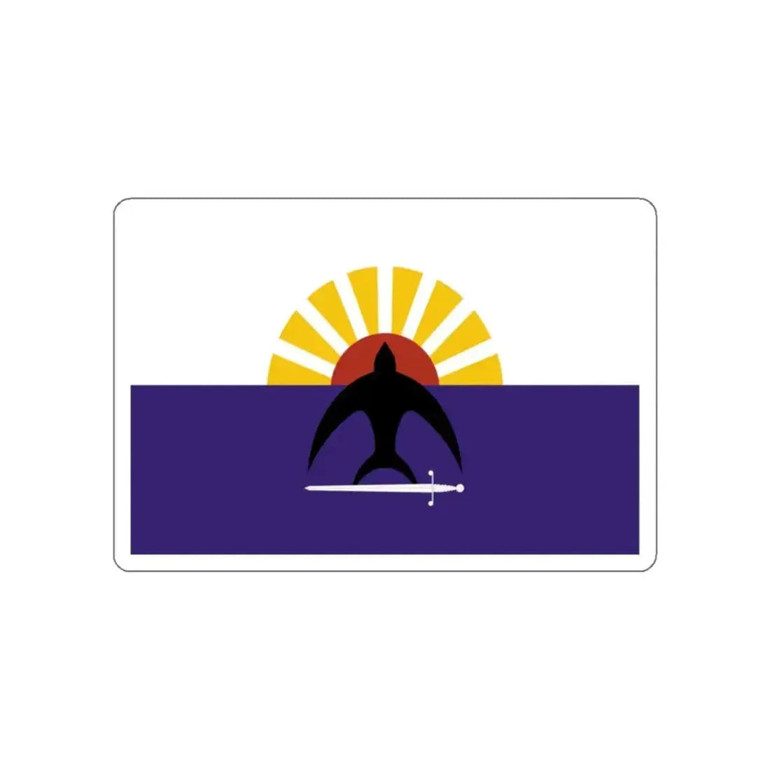 Flag of Cozumel Mexico STICKER Vinyl Die-Cut Decal - The Sticker Space