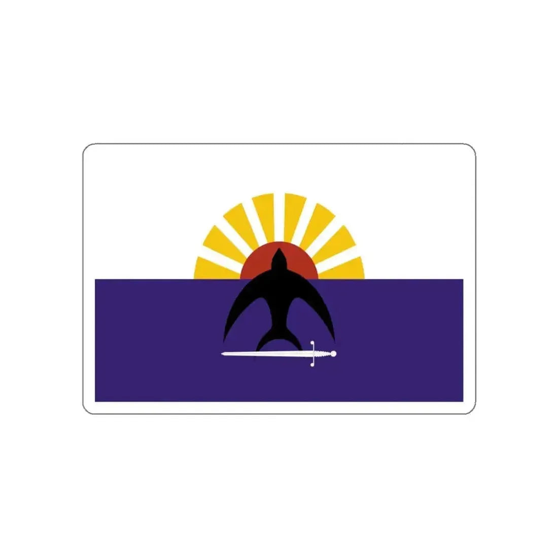 Flag of Cozumel Mexico STICKER Vinyl Die-Cut Decal - The Sticker Space