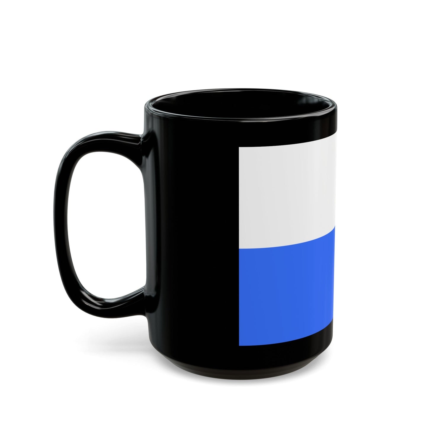 Flag of Cracow Poland - Black Coffee Mug-The Sticker Space