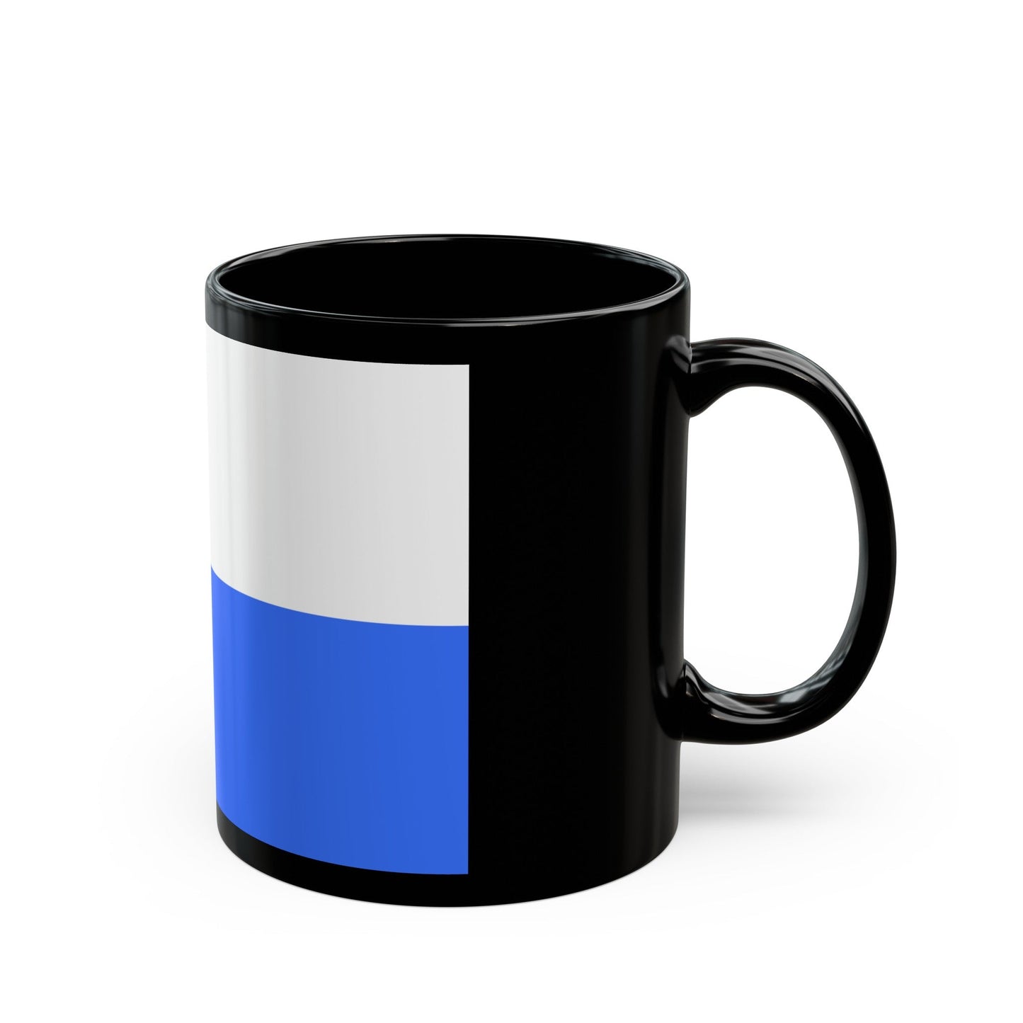 Flag of Cracow Poland - Black Coffee Mug-The Sticker Space